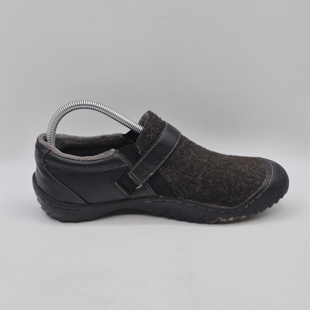 JBU by‎ Jambu Shoes Womens Size 9.5 Black Blakely Faux Fur Clog Mule JB16BLK01 - Picture 3 of 13